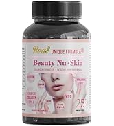 Unique Formula Top Beauty Skin Supplement, for Adults with Hydrolyzed Collagen, Hyaluronic Acid, ...
