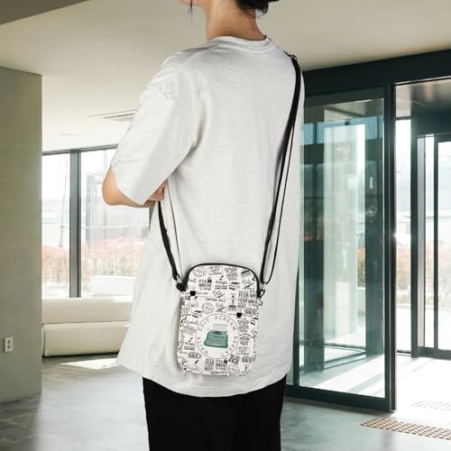 POFULL Editor Writing Gift Novel Writer Author Writer Themed Gift Writer Edit Scream Repeat Crossbody Bag4