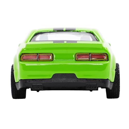 Toyland® 12cm (2") Green Die Cast Pull Back Muscle Car With Opening Bonnet - Replica Toy/Model Car - Play Vehicles - Image 4