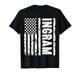 Ingram Last Name Funny Surname Team Ingram Family Reunion T-Shirt