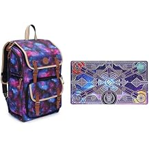 ENHANCE Designer Edition Trading Card Backpack Galaxy + TCG Playmat Galaxy - Bundle