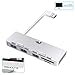 USB 3.0 IMac HUB, Rocketek Powered Hub con 4 porte USB 3.0, Dotato di Lettore di schede di Memoria SD/TF Compatibile con 2019/2017 iMac e 2017 iMac PRO e Dopo