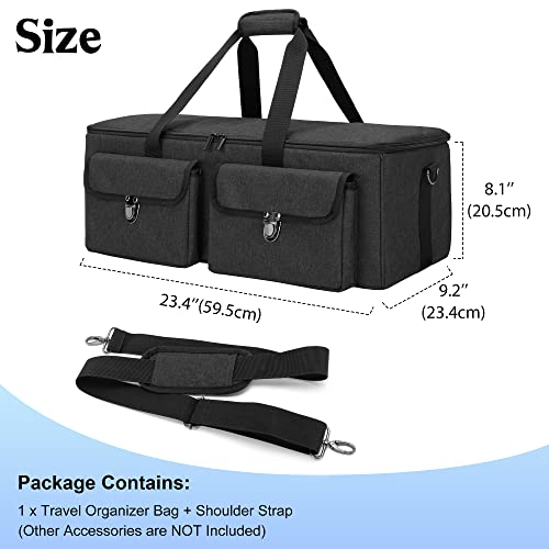 image for YARWO Tripod Carrying Case 23.4” Long, Portable Photo Studio Equipme