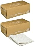 ストリックスデザイン カウンタークロス 使い捨て 抗菌 BOX 100枚 (50枚×2個セット) 約31×60cm ベージュ ボックス テーブルダスター ふきん 不織布 大容量 丈夫 業務用 おしゃれ SA-165