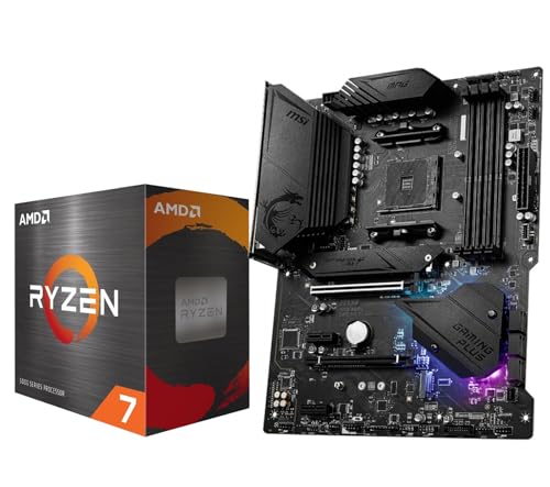 Image of Micro Center AMD Ryzen 7 5800XT Desktop Processor with MSI MPG B550 Gaming Plus V1 Gaming Motherboard (AM4, DDR4, PCIe 4.0, SATA 6Gb /s, M.2, USB 3.2 Gen 2, ATX)