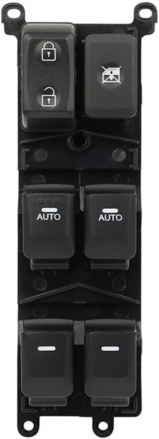 Power Window Switch Fits 93571A7200 Front Rear Left 1-Package Qty Bolt On Female Rectangular Male 18-Terminal Qty Blade 12-Voltage VP15164301S, 3-7 Days Delivery