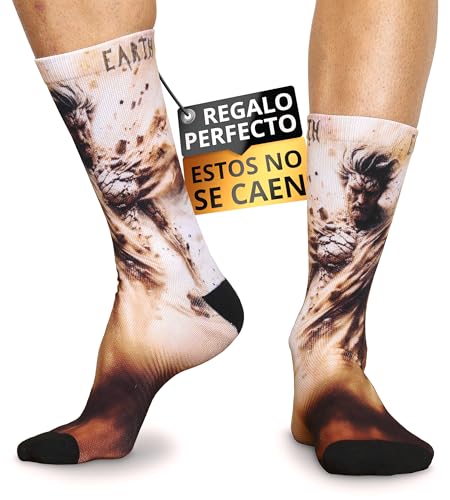 Calcetines Originales Hombre Mujer - Diseño Casual 4 Elementos -