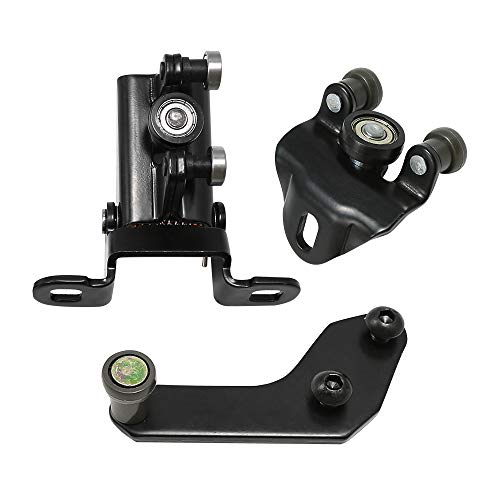 Juego de guías de rodillos para puerta corredera izquierda para puerta lateral, juego de 3 piezas para Transit Mk6 Mk7 izquierda 1667675 (superior + medio + parte inferior) Cover