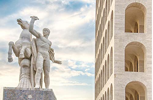 Yqgdss Escultura Arquitectónica Blanca 1000 Piezas De Rompecabezas para Adultos O Niños Juguetes Juego Regalo Familia Cooperativa Rompecabezas Completo