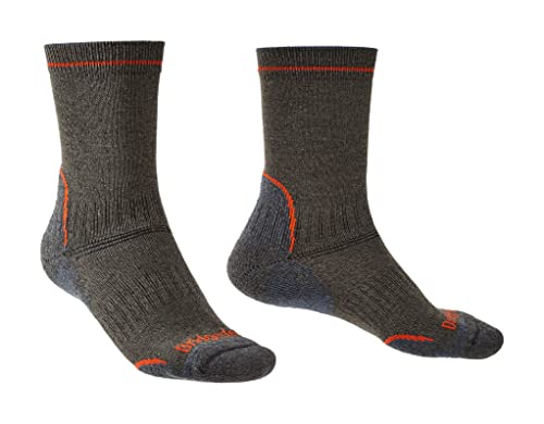 Bridgedale Men's Hike Ultralight Coolmax Performance Sock, Grey, XL UK