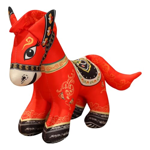 Generisch Juguete de peluche de Año Nuevo Chino | Peluche de peluche, Festival de Primavera - Para Dormitorio, Sala de Estar, Estudio, Coche Sofá Cama Niños Adolescentes Adultos Coleccionistas
