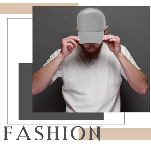 Image of 40 Pack Sublimation Blank Trucker Hat Bulk Wholesale Mesh Baseball Cap for Women Men DIY Hat Bar Party