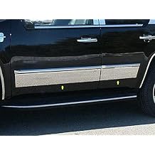 Upgrade Your Auto 4pc. Luxury FX Rocker Panel Trim Upper Kit for Cadillac Escalade ESV 2007-2014