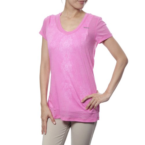 Reebok(リーボック) マラ Tシャツ ARWP2288 W47860 ダイナミックピンク M