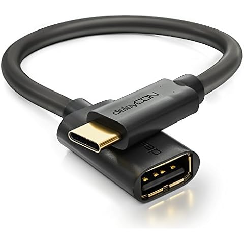deleyCON Adaptateur USB-C vers USB-A Cover