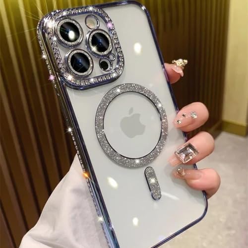 Coque antichoc iPhone 11 Pro Max ornée de bijoux roses et strass