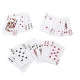 Lurrose 点字マーク付き大判トランプデッキ 盲人用支援具 多用途ゲーム対応 触覚で識別可能 パーティーやレクリエーションに