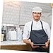 BESPORTBLE 3sets Breathable Workshop Cap Practical Waiter Hats for Men Women Comfortable Durable Design for Factory Workers Service Industry Half Mesh Half 4pcs*3