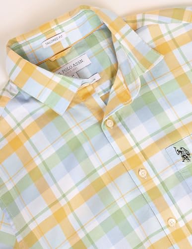 Image of U.S. Polo ASSN. Men's Cotton Blend Regular Fit Shirt