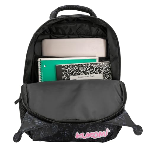 AI ACCESSORY INNOVATIONS Mochila Hello Kitty Kuromi para meninas, bolsa escolar Sanrio Kawaii, 40,6