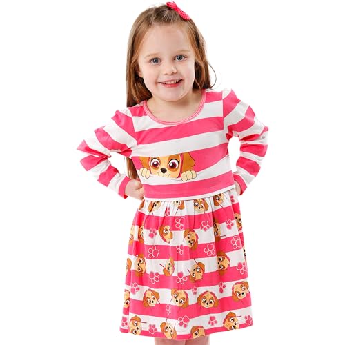 Image of Paw Patrol Dress | Soft Cotton Girls Summer Dress | Skye Dresses