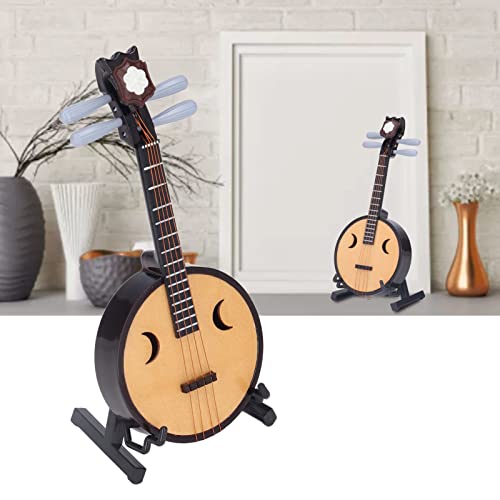 Chinese Zhongruan Instrument Basswood Chinese Ruan Lute for Comfortable Grip 1:4 Ratio 14cm/5.5in Jewelry - Image 4