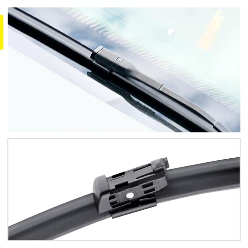 22"+22" Windshield Wiper Blades Replacement For Vw Volkswagen Beetle 2019 2018 2017 2016 2015 2014 2013 2012 (Set Of 2), Premium All-Season Automotive Replacement Windshield Wiper Blades For My Car #TOP4