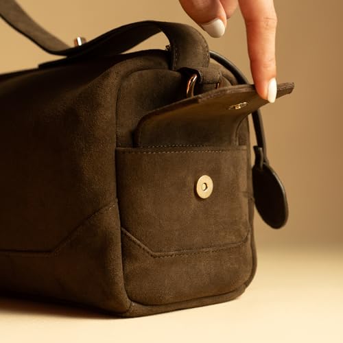 Image of Theater Bonbon Crossbody Duffle Bag for Women Structured Shoulder Handbag with Adjustable and Detachable Strap