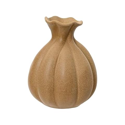 Vase en grès Marron Clair Decoris Cover