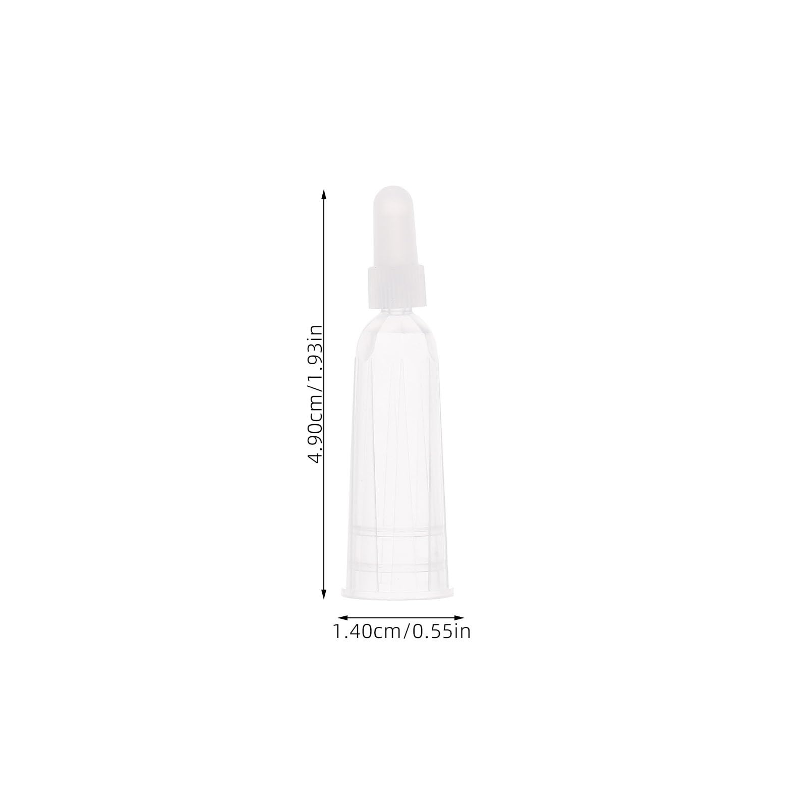 Apribottiglie Per Fiale 2Ml Trasparente Tpe Leggero Portatile Protezione Dita Contagocce Dosatore