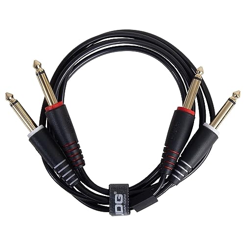 UDG Audio Cable Set 1/4'' Jack - 1/4'' Jack Black Straight 3m