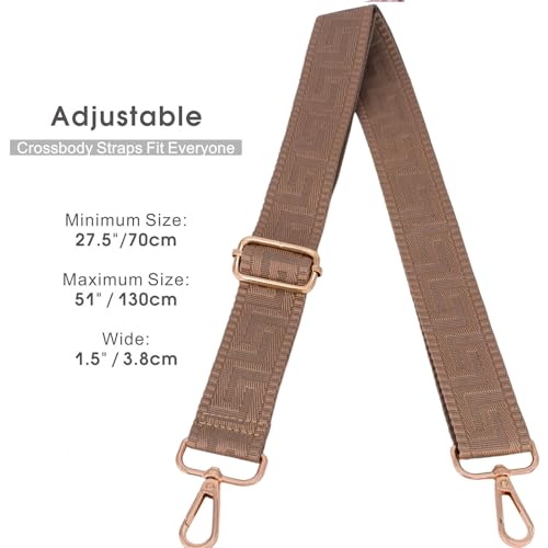 Image of Replacement Purse Strap Shoulder Strap Adjustable Crossbody Strap for Women Crossbody Wide Shoulder Bag