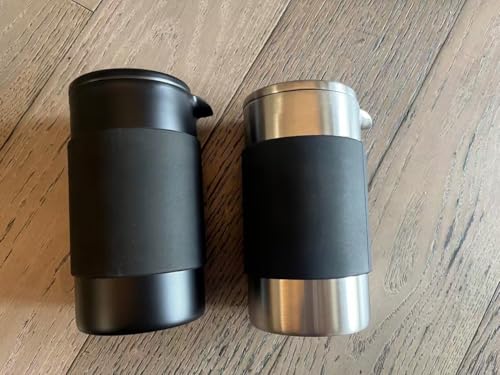 JennLee French Press Coffee Maker - Portable Stainless Steel Double-Wall