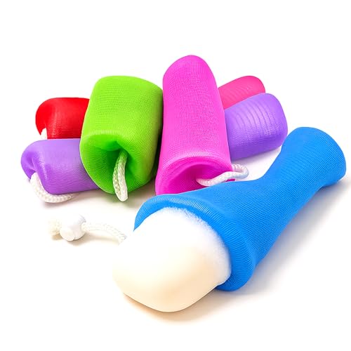 Evelots Exfoliating Mesh Loofah Soap Pouches