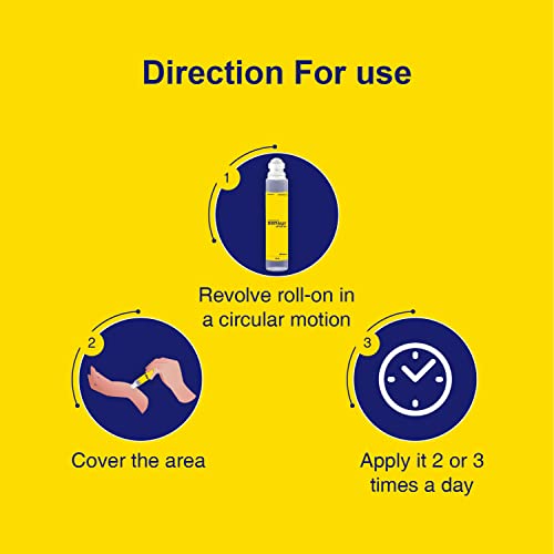 Image of Natural and Ayurvedic Pain Relief Oil Roll On, 10ml (Pack of 10) | Fast Relief All Pains, One solution