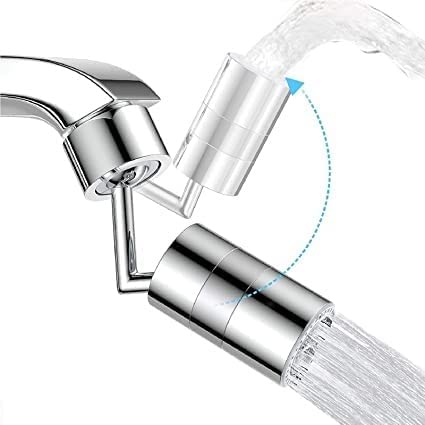 G.FIDEL 720 Degree Swivel Sink Faucet Aerator, Big Angle Spray Aerator Dual Function Kitchen Faucet Aerator, Bathroom Faucet Mounted for Face Washing, Eyewash Station Faucet. (Plastic, Pack of -1) (B0BNCCQ322) Amazon Price History, Amazon Price Tracker