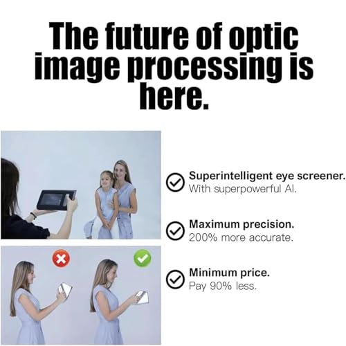 Tester portatile per oftalmologia con touch screen LCD, lungo raggio di misurazione, asse regolabile, per uno screening completo della salute degli occhi