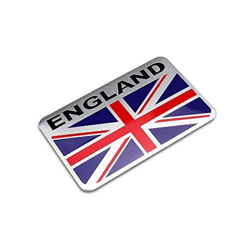 TOPOND 3D Aluminium England United Kingdom British UK Flag Sticker Car Logo Door Fender Badge Hood Head Tailgate Rear Emblem for Mini Cooper Countryman John Cooper Accessories