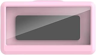 LOLPALONE Caja Soporte Impermeable de Pared para Teléfono Domestico con Pantalla Táctil para Smartphone, Color Rosa
