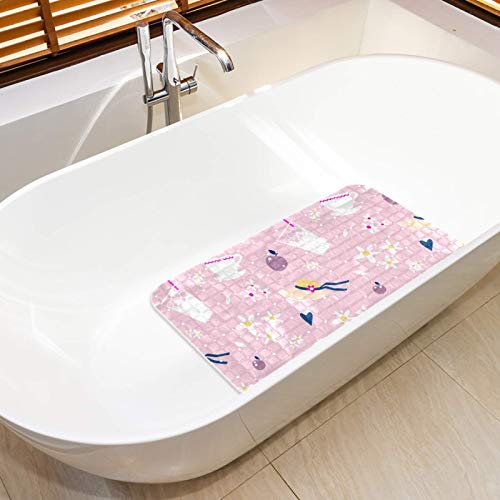 Tapis de douche pour bébé Bennigiry 67x37cm avec ventouses
