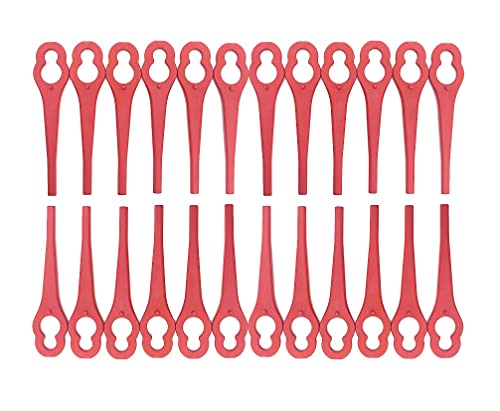 Lot de 100 Lames de Rechange compatibles avec Coupe-Bordure Einhell sans Fil - Lame en Plastique pour débroussailleuse Einhell