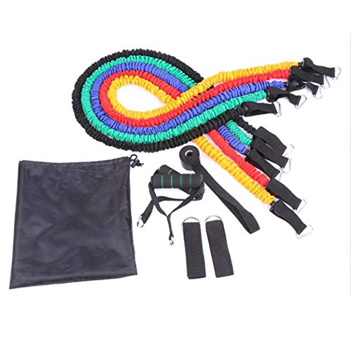 WSHZ Fitness Exercices Bandes de résistance, Inclure Les 5 Bandes superposable Exercice, Plein Air & Sport -Fitness & Equipment Yoga Exercices Équipement Cover