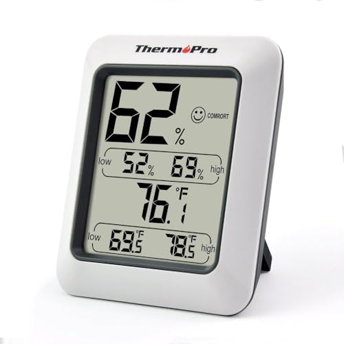 Image of TP50 Digital Hygrometer Indoor Thermometer Room Thermometer and Humidity Gauge with Temperature Humidity Monitor