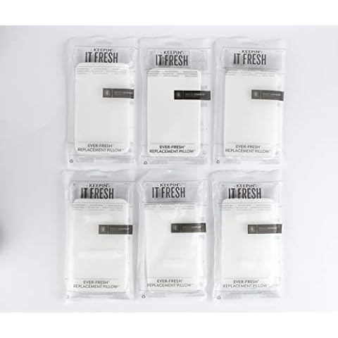 Prince Lionheart Ever-Fresh Wipe Warmer Replacement Pillows for Ultimate, Premium, EVO, and POP Baby Wipe Warmer that Keeps Baby Wipes Warm and Fresh, Prevents Discoloration in Baby Wipes (Pack of 6) Cover