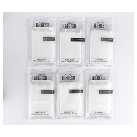 Replacement EverFRESH Pillow for Prince Lionheart Wipes Warmer (Ultimate, Premium, EVO, and POP) - 6 Pieces