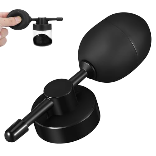 ifundom Aplicador Pulverizador de Fibras Capilares para Pérdida de Cabello, Boquilla Difusora Precisa, Herramienta de Salón para Retocar Raíces y Espesar Cabello Fino, Color Negro, Fácil