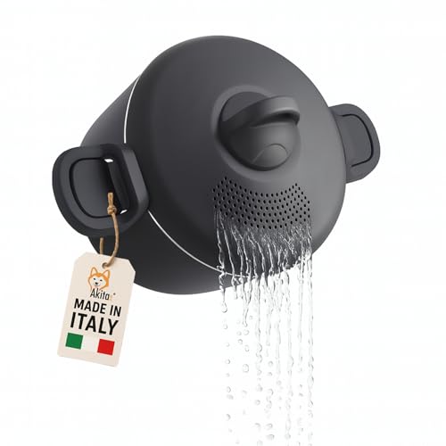 Akitaink Pentola 22cm 5L con Scolapasta Integrato...