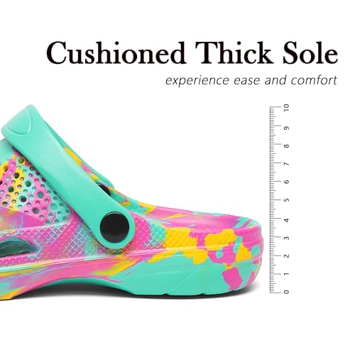 Image of SOSOWHLTE Men's Women's Arch Support Clogs,Unisex Garden Shoes Comfortable Slip-on Outdoor Sandals Slippers for Beach Casual