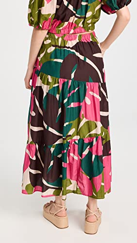 Velvet by Graham & Spencer Women's Lydia Printed Silk Cotton Voile Skirt3