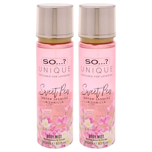 Image of Unique Body Mist - Sweet Pea by So? for Women - 5.1 oz Body Mist - Pack of 2